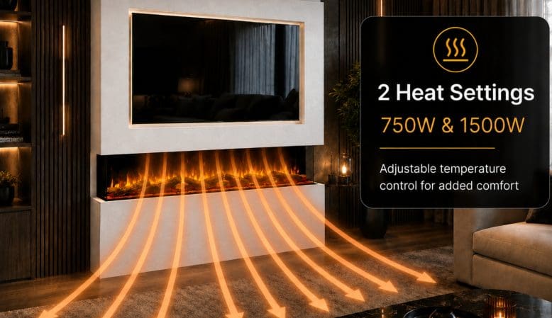 Can You Put a TV Above an Electric Fire? Media Wall Guide for UK Homes