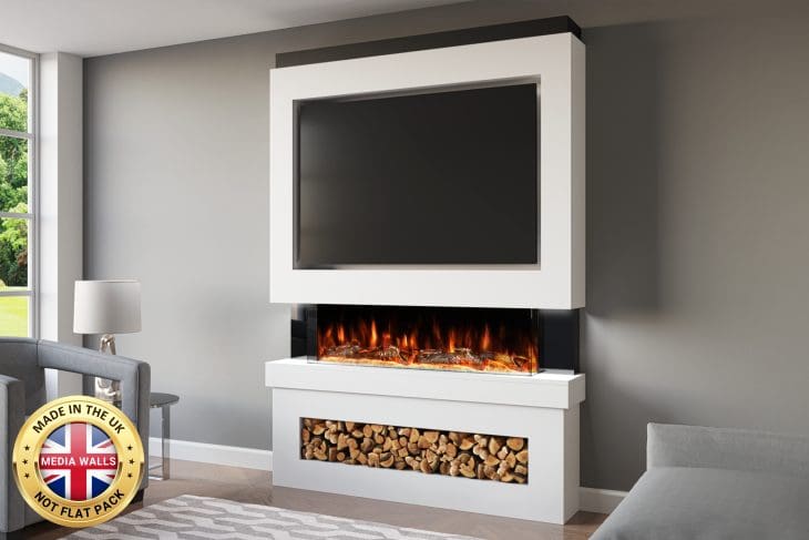 Pre-Built Media Wall Inc Spectrum 44 Electric Fire - Package 6 - Image 20