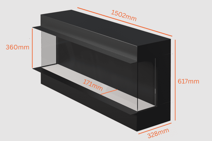 Advance Series 1500 Media Wall Electric Fireplace | Evolution Fires - Image 7