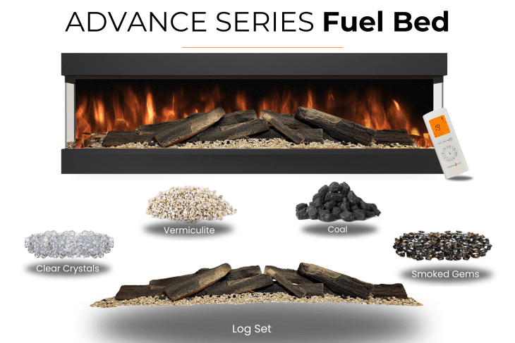 Advance Series 1800 Media Wall Electric Fireplace | Evolution Fires - Image 13