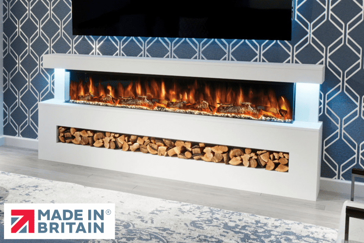 Carnegie Electric Fireplace Suite – sophisticated design by Evolution Fires