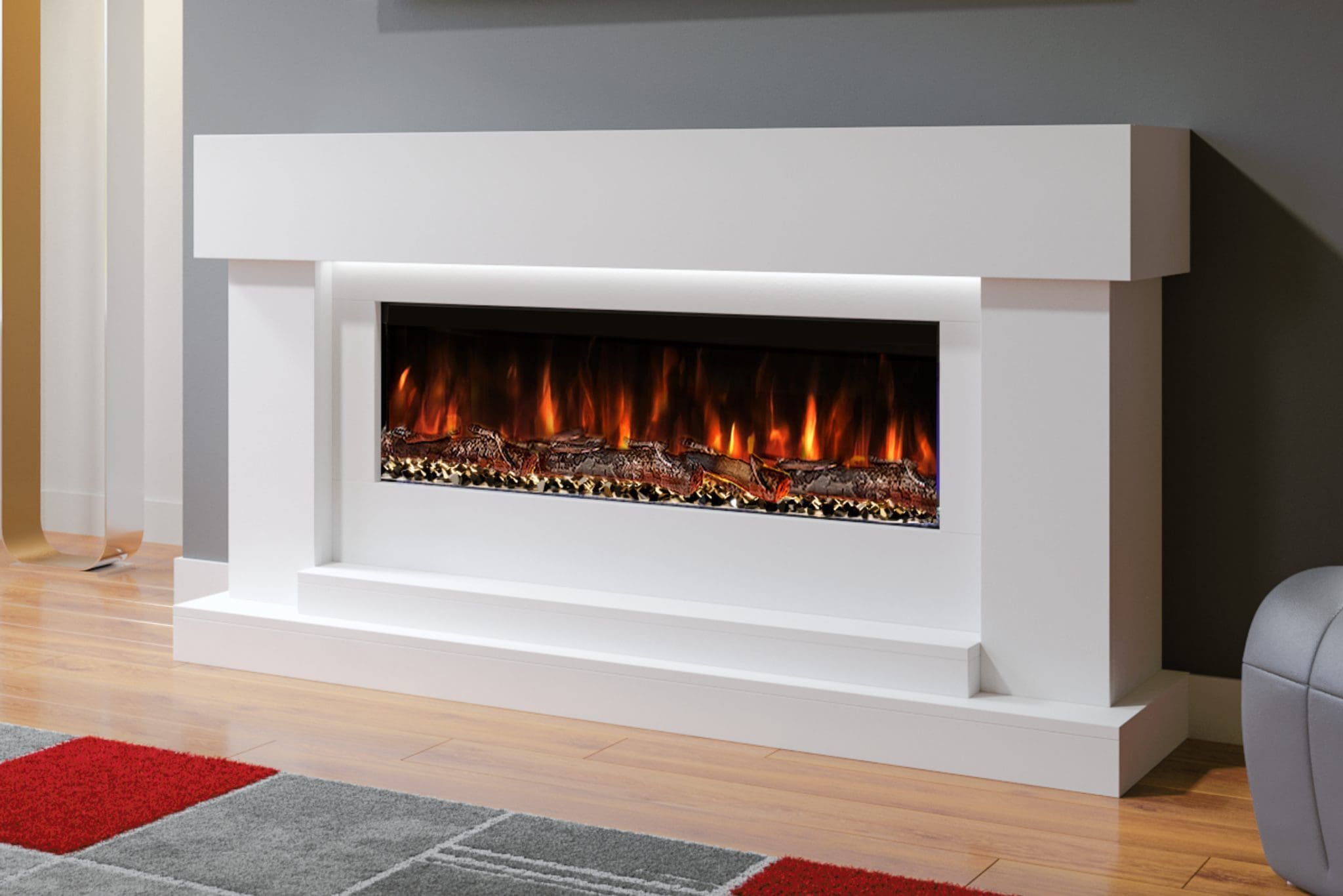 Neon Electric Fireplace Suite | Evolution Fires