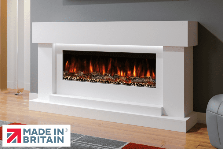 Neon Electric Fireplace Suite – modern and innovative design by Evolution Fires