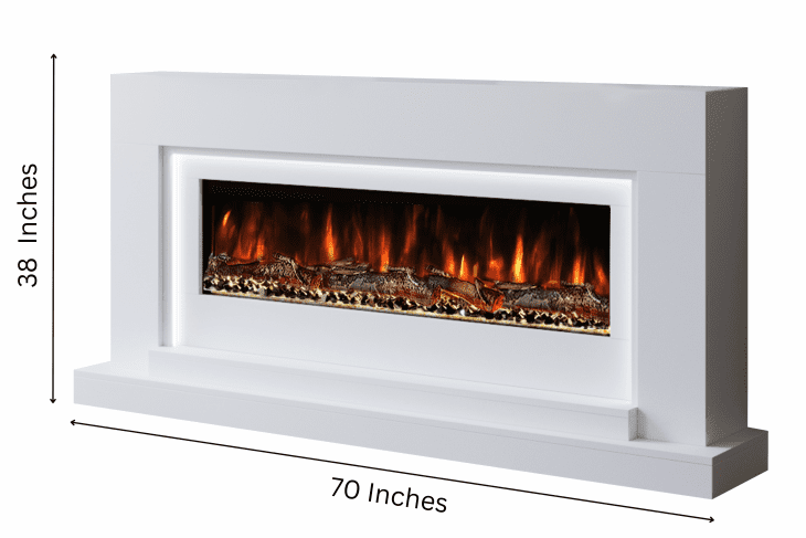 Nivarna Electric Fireplace Suite | Evolution Fires - Image 5
