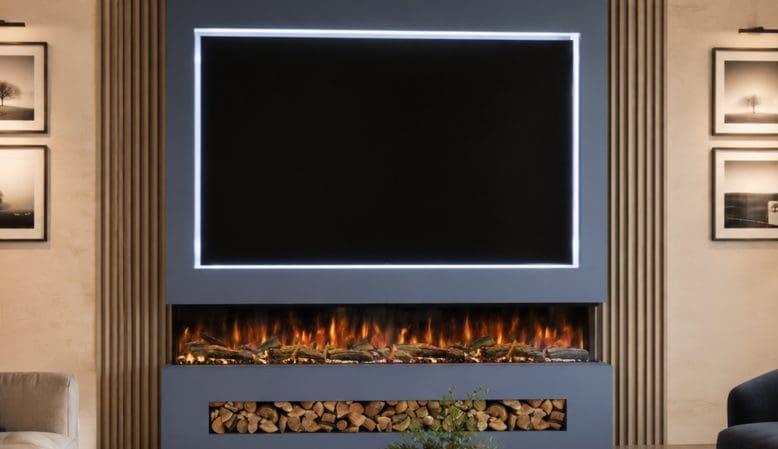 Media Wall Ideas with Electric Fireplace: 26 Pre-Built Designs for UK Homes