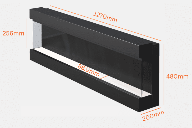 Spectrum Series 50" Media Wall Electric Fireplace | Evolution Fires - Image 8