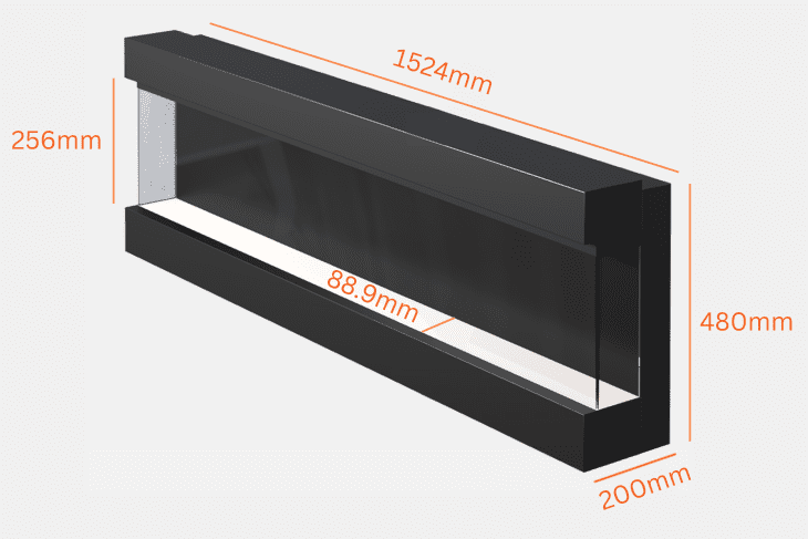 Spectrum Series 60" Media Wall Electric Fireplace | Evolution Fires - Image 11