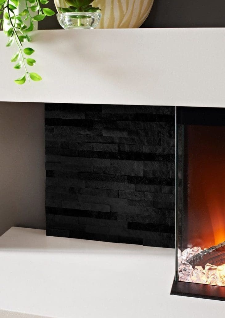 Evolution Fires Vegas White- Wall Mounted Electric Fireplace