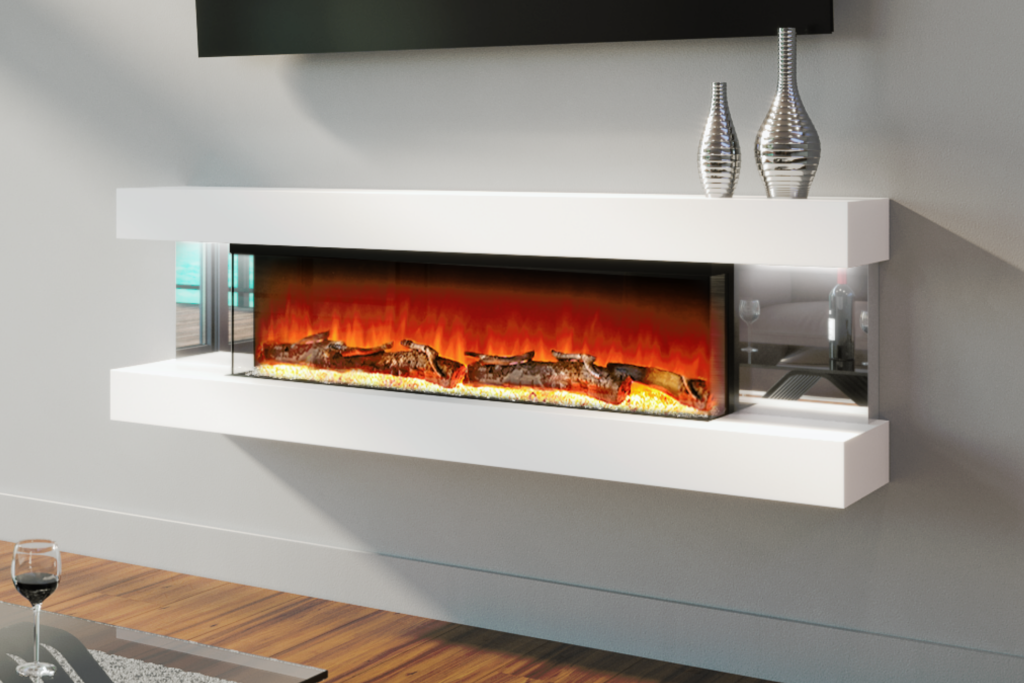 Evolution Fires Vision Wall Mounted Electric Fireplace Evolution Fires