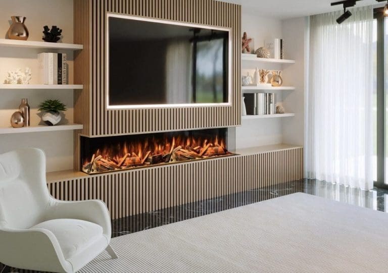 3 Sided Media Wall Fires [Widescreen]