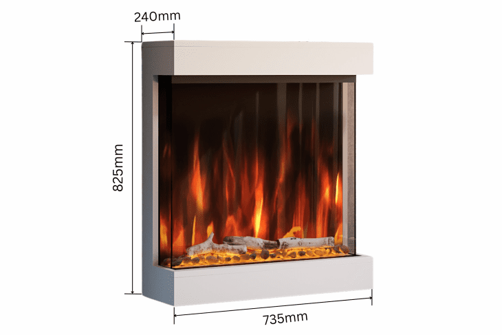 Evolution Fires Salaman - Wall Mounted Electric Fireplace - Image 4