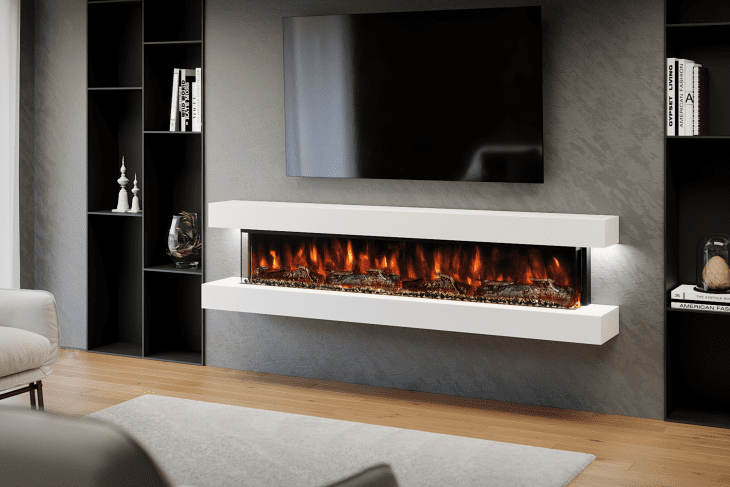 Evolution Fires Studio 7 - 84 inch Wall Mounted Electric Fireplace - Image 2