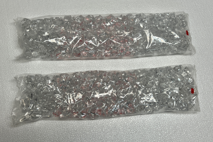 Resin crystals