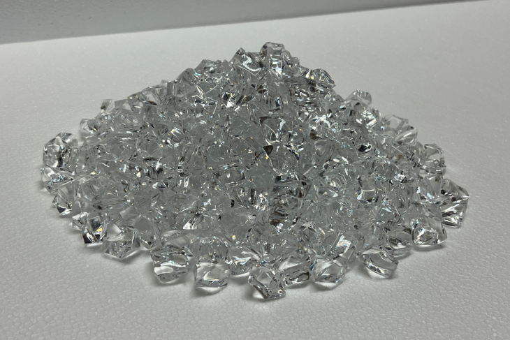 Resin crystals