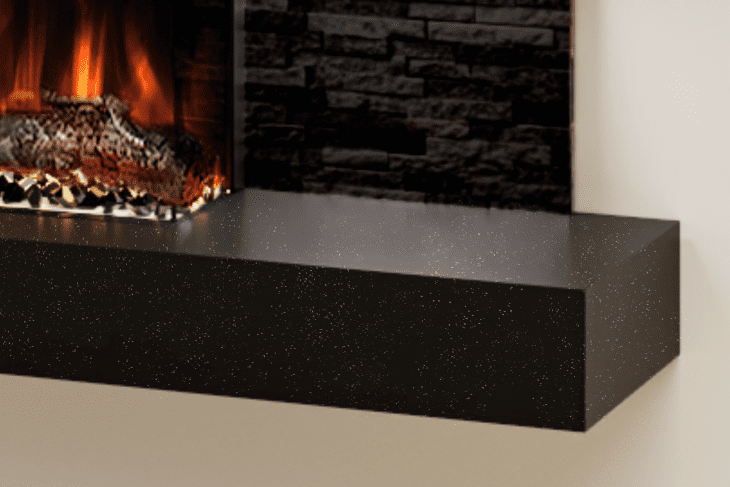 Evolution Fires Vegas Black- Wall Mounted Electric Fireplace - Image 3