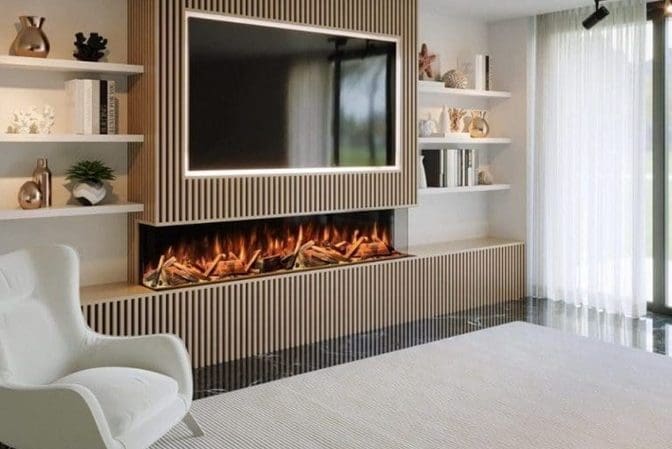 A Perfect Pair: Enhancing Your Space with Electric Fire Media Wall and Surround Combinations