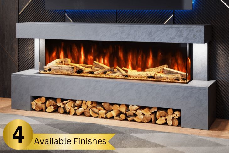 Angelo Electric Fireplace Suite Featuring the Advance Series 1500