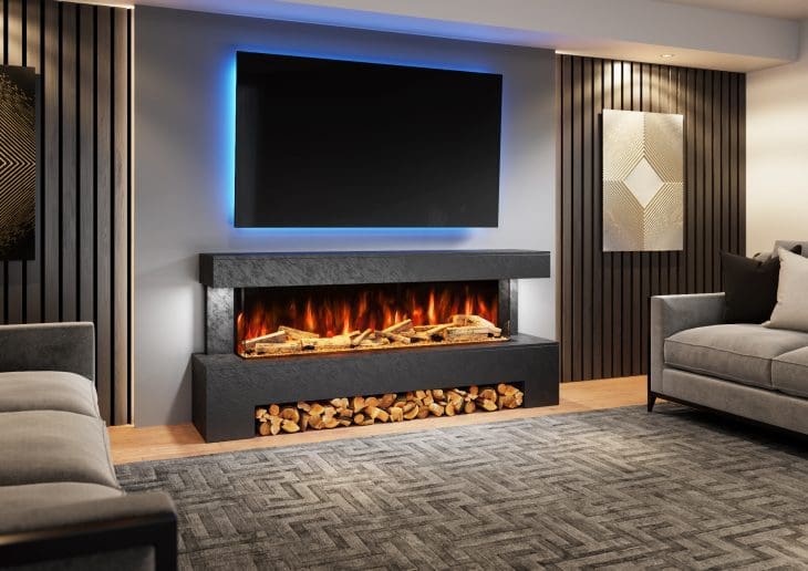 Angelo Electric Fireplace Suite Featuring the Advance Series 1500 - Image 2