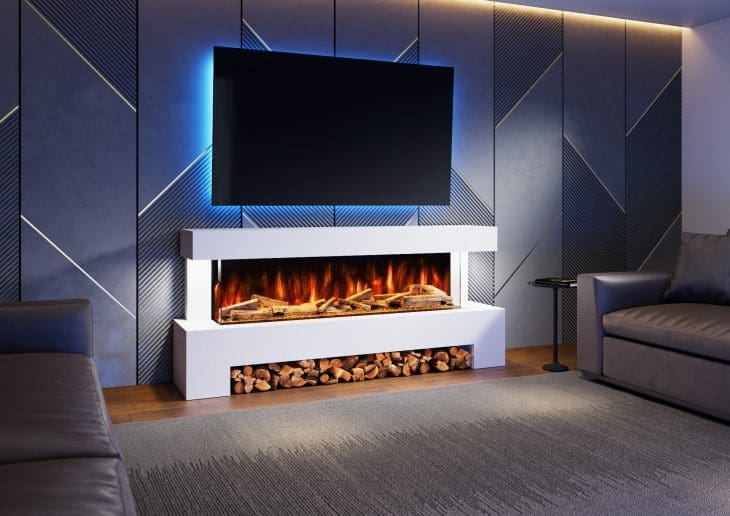 Angelo Electric Fireplace Suite Featuring the Advance Series 1500 - Image 3