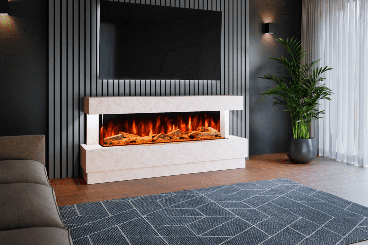 Raphael Electric Fireplace Suite