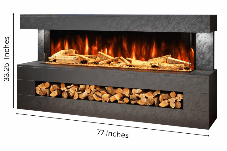 DaVinci Electric Fireplace Suite