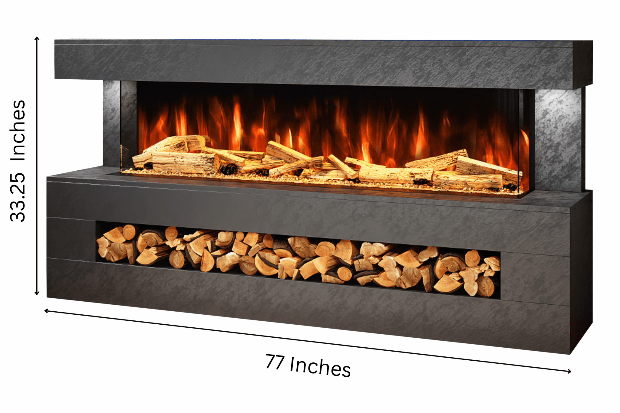 DaVinci Electric Fireplace Suite