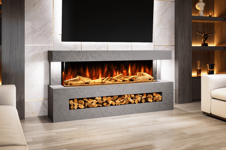Electric Fireplace Suite