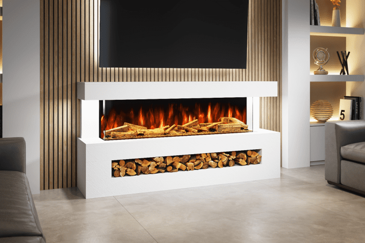 Electric Fireplace Suite