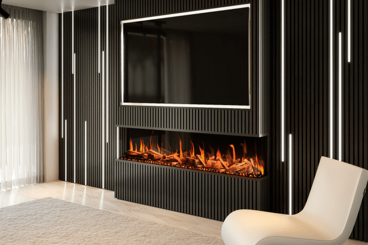 Evolution Evervue Series 72 - LCD Real Flame Electric Fireplace (APP Control) - Image 2