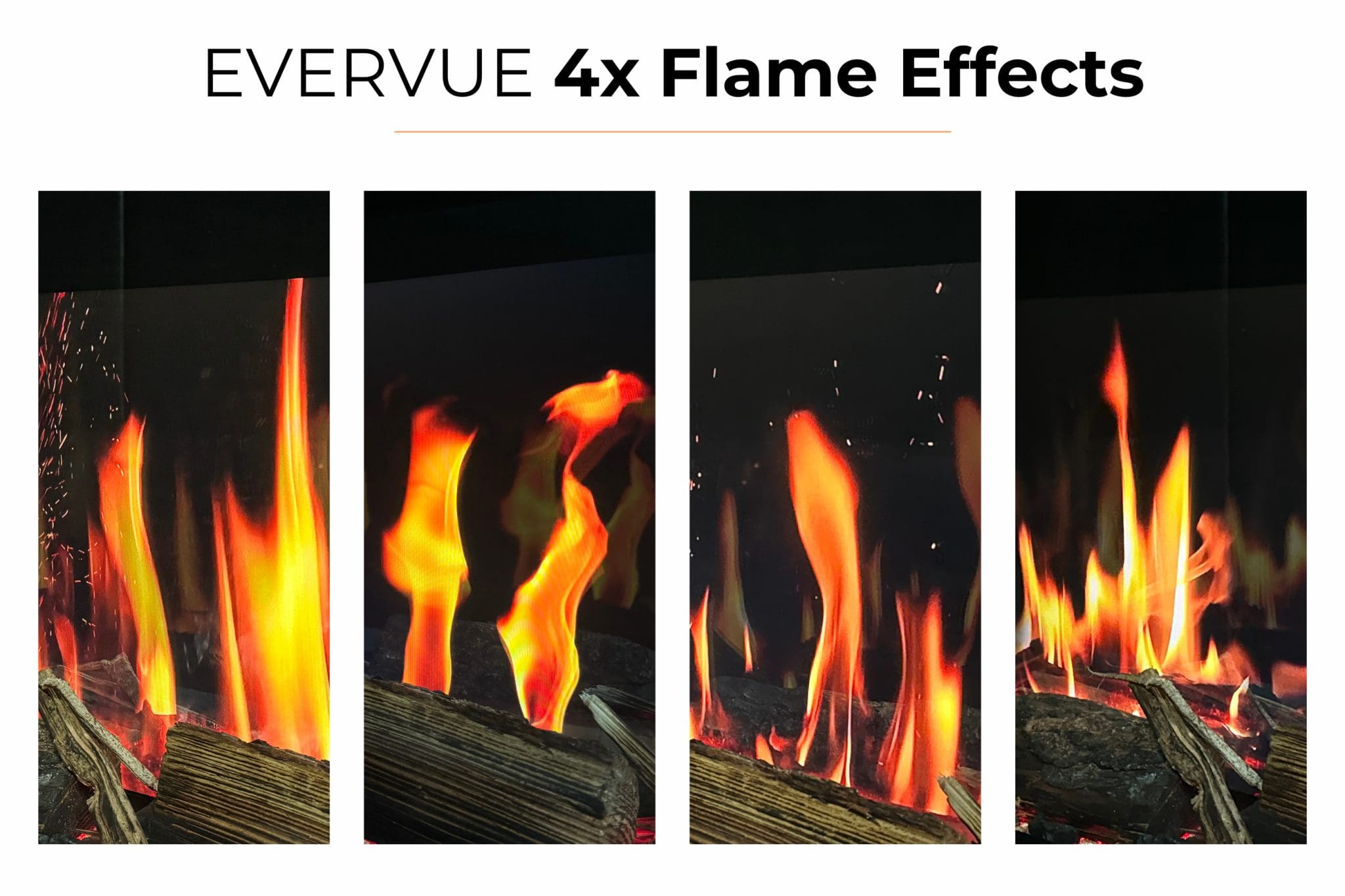 Evolution Evervue Series 60 - LCD Real Flame Electric Fireplace (APP Control) - Image 5