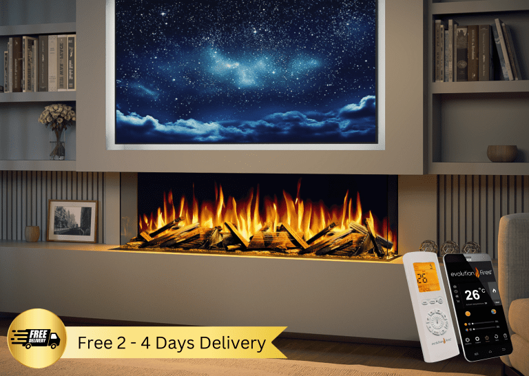 3 Sided Media Wall Fires (Widescreen)