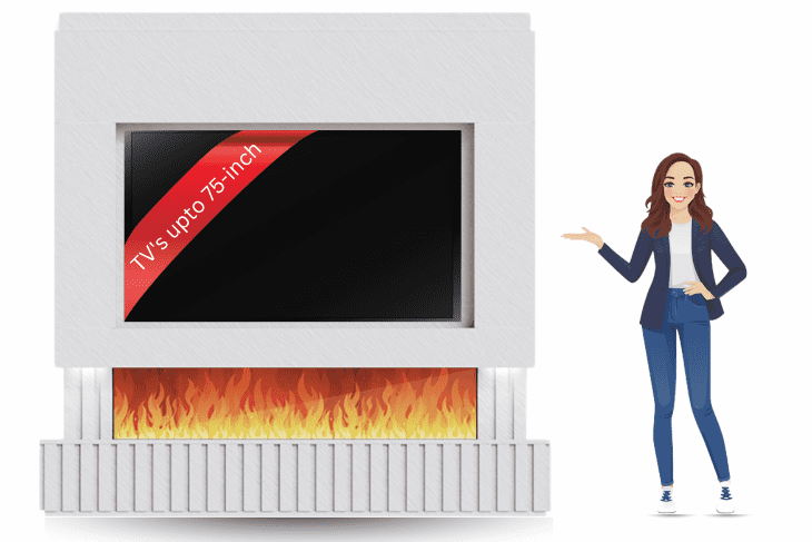 Package 24 – Pre-Built Media Wall with Electric Fireplace | Evolution Fires - Image 12